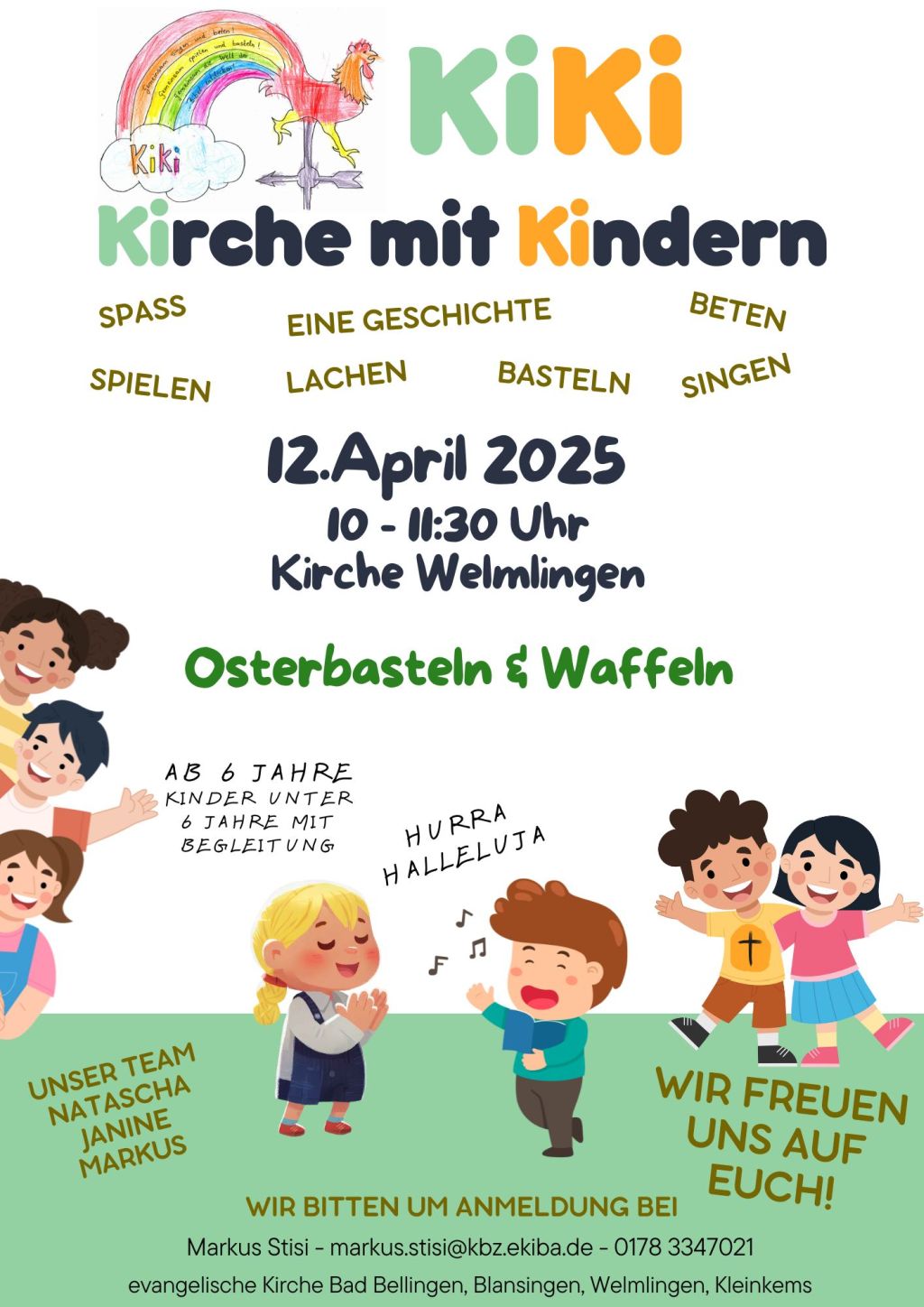 Flyer zur Kirche mir Kindern