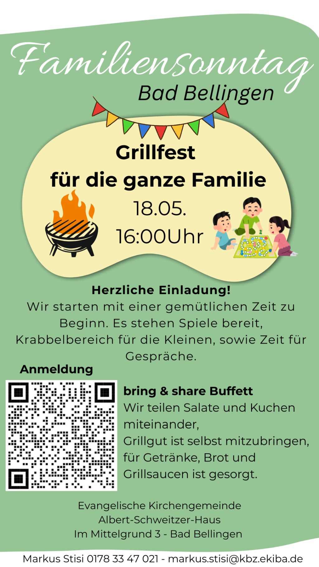 Flyer zur Kirche mir Kindern
