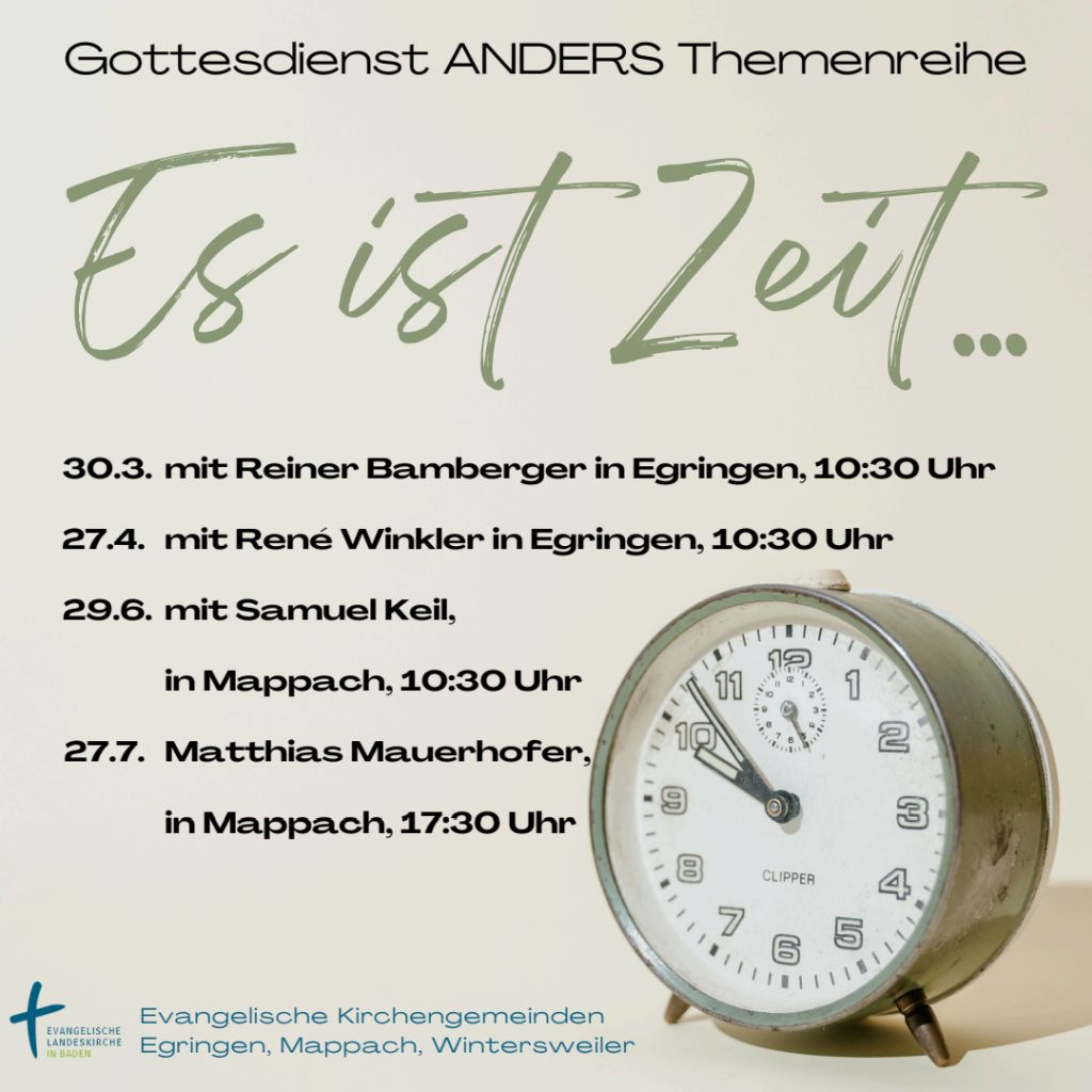Flyer zum Gottesdienst Anders