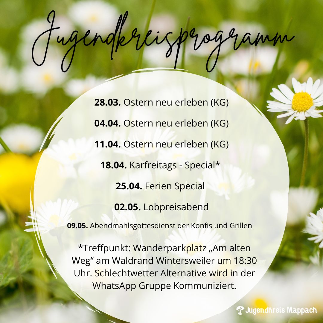 Jugendkreis Flyer